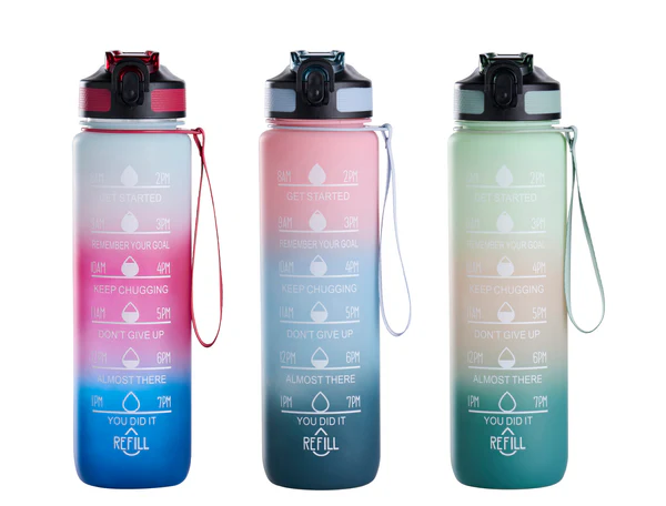 Motivations drikkeflaske med snor 900 ml