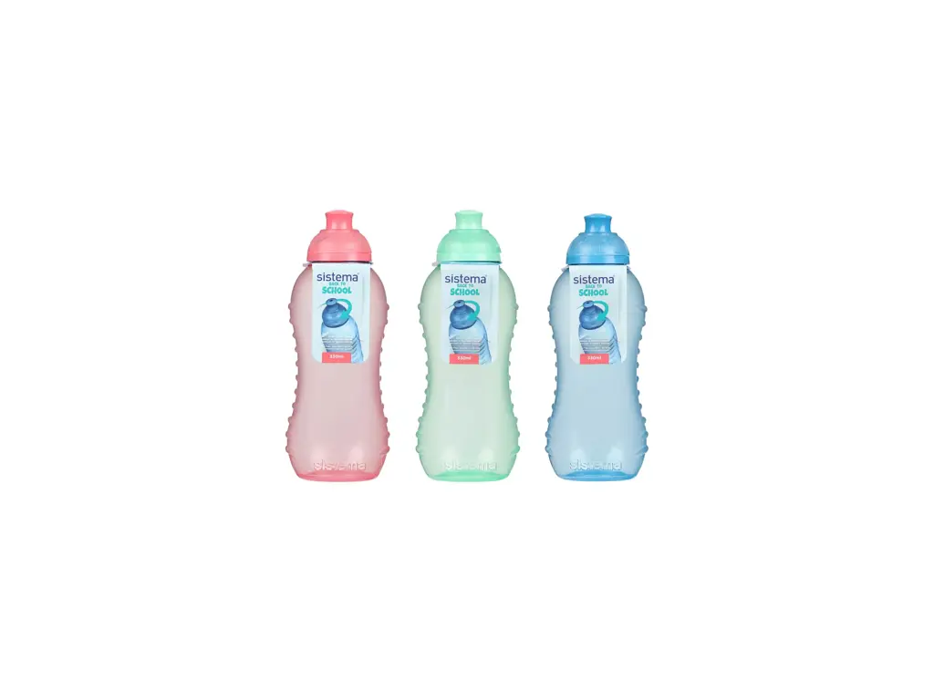 Sistema Squeeze Bottle Drikkeflaske 330ml assorteret