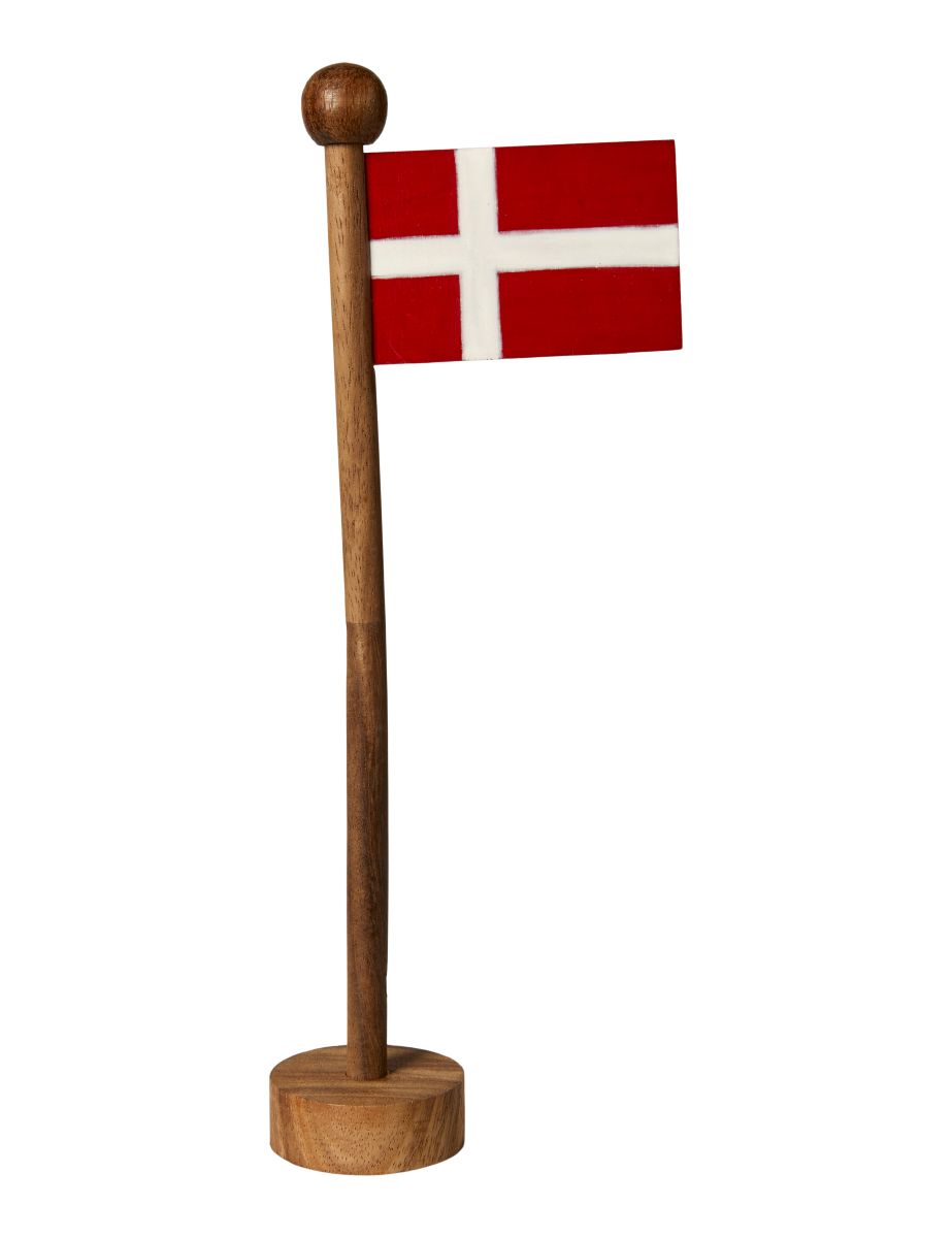 Da'core Bordflag træ H 31 cm. 