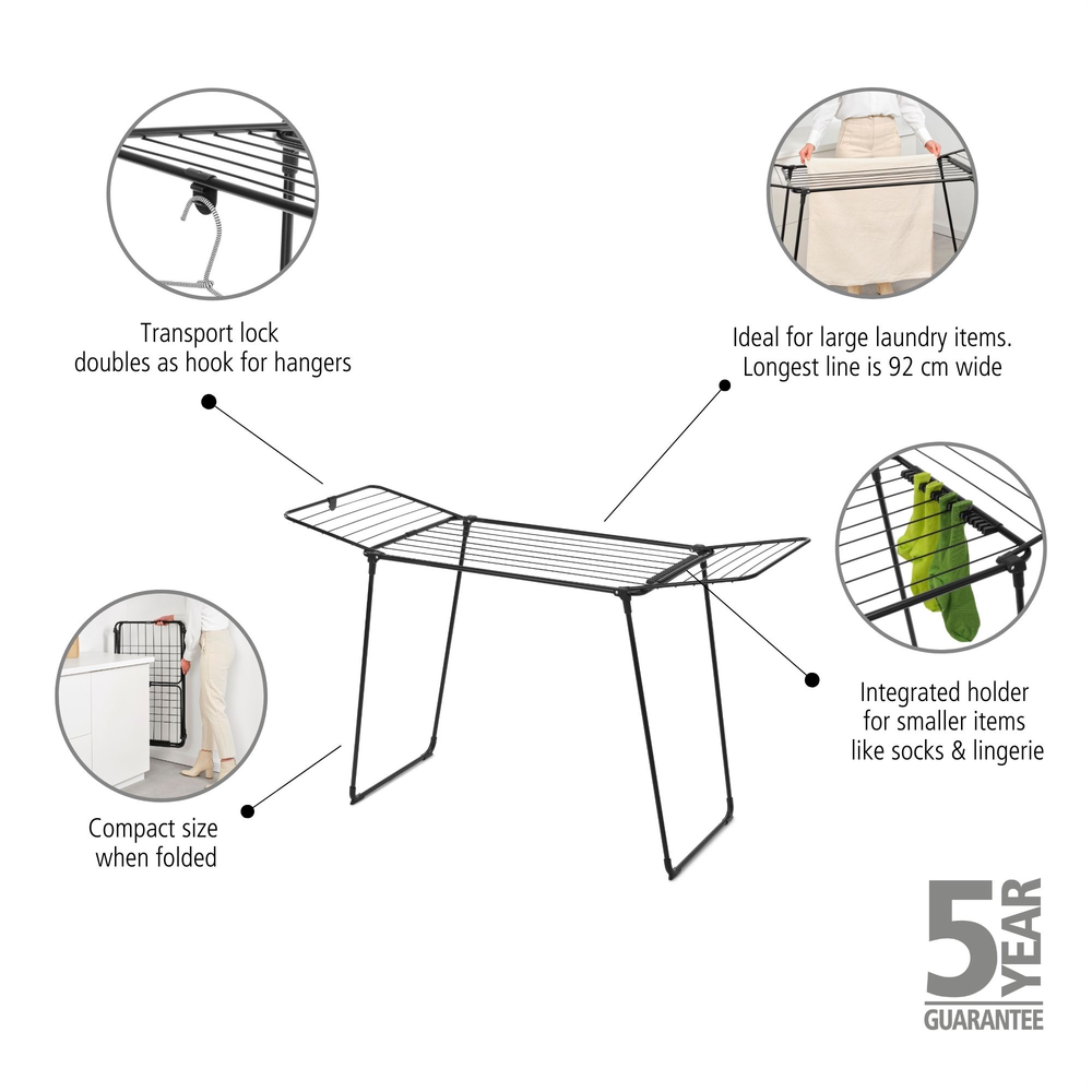 Hang-On Tørrestat 18M Matt Black