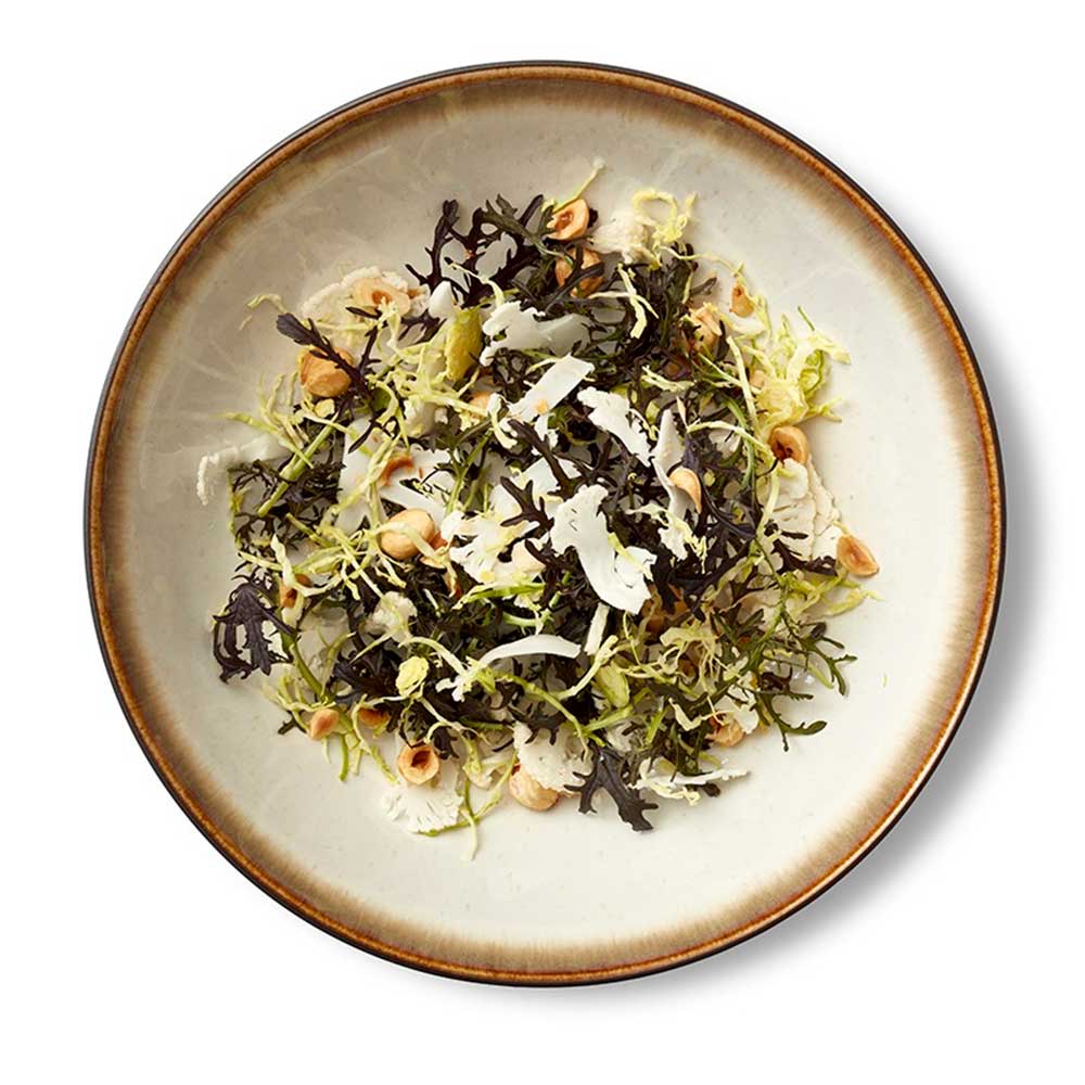 Bitz Salatskål 24 cm sort/råhvid