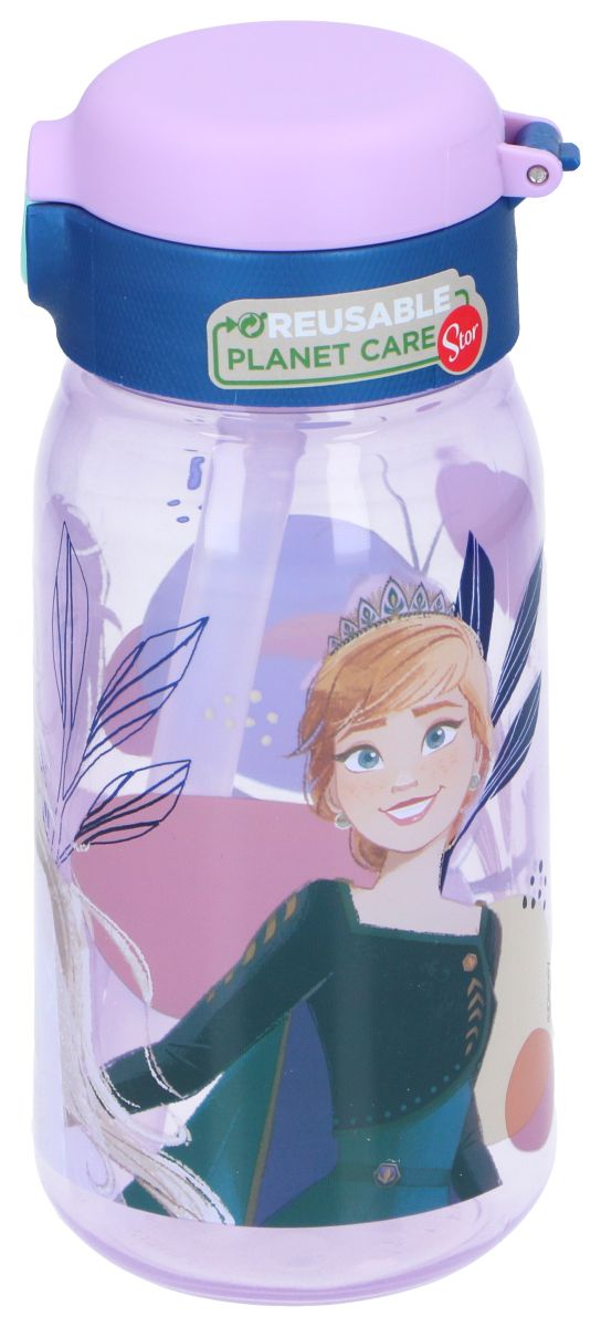 Disney Frozen drikkeflaske 510 ml med sugerør
