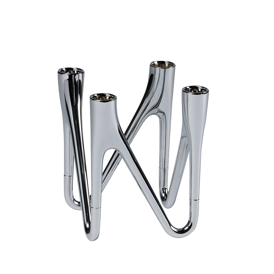 Lysestage Roots 4-Arme Krom