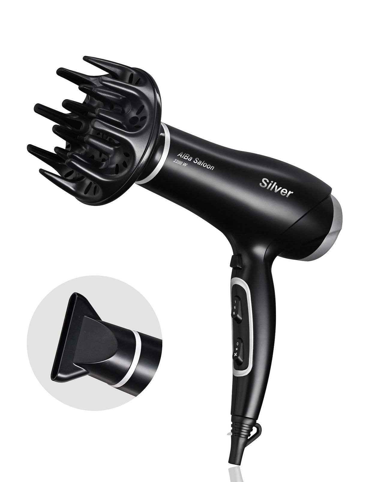 Alba Saloon 2200 W sort