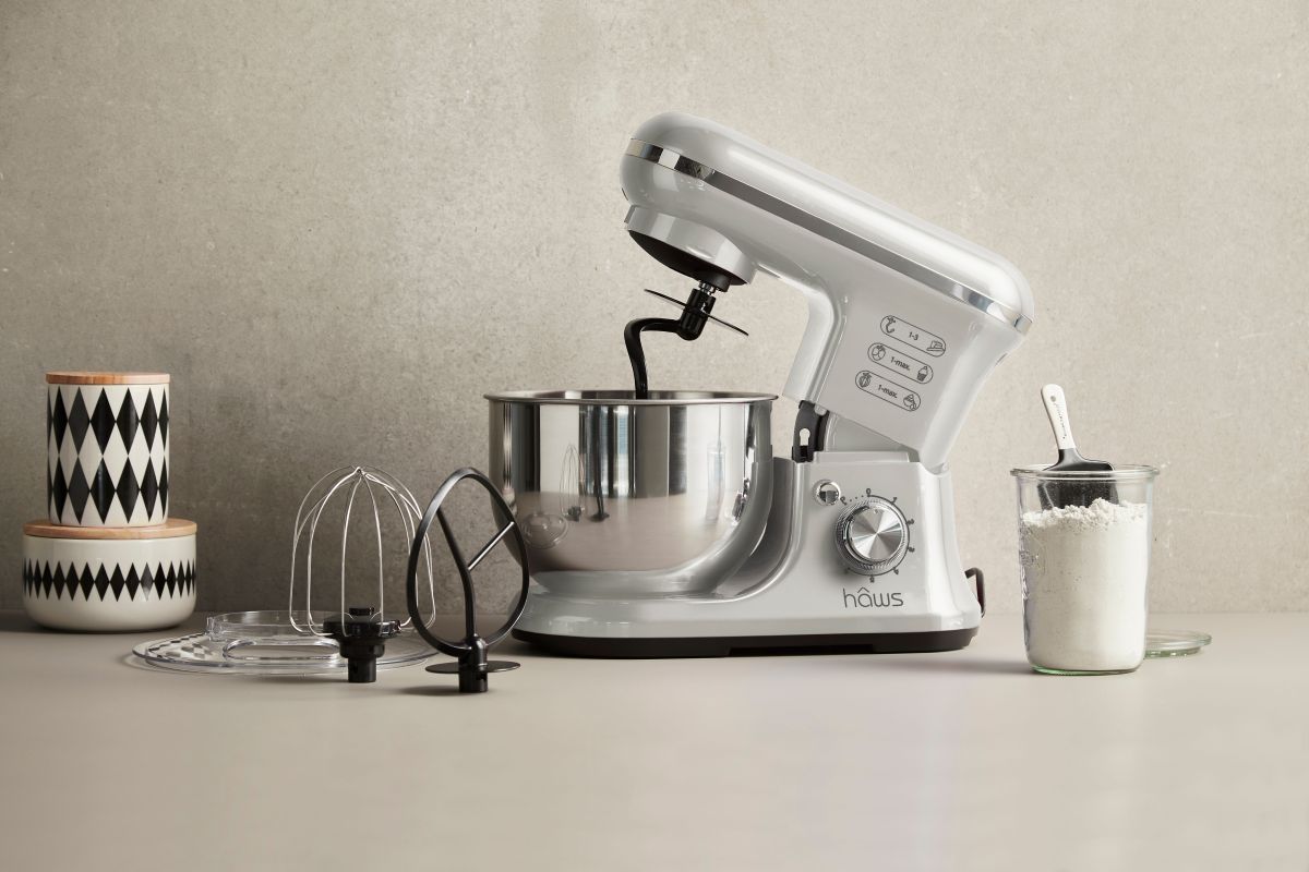 Hâws Køkkenmaskine 5 liter 1200 watt hvid