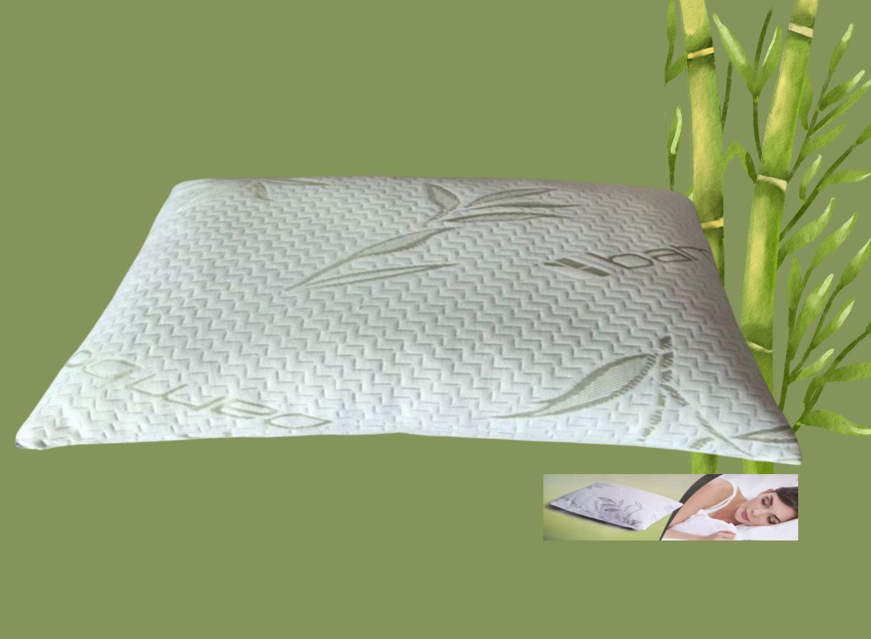 Hovedpude med memory skum 70x40 cm.