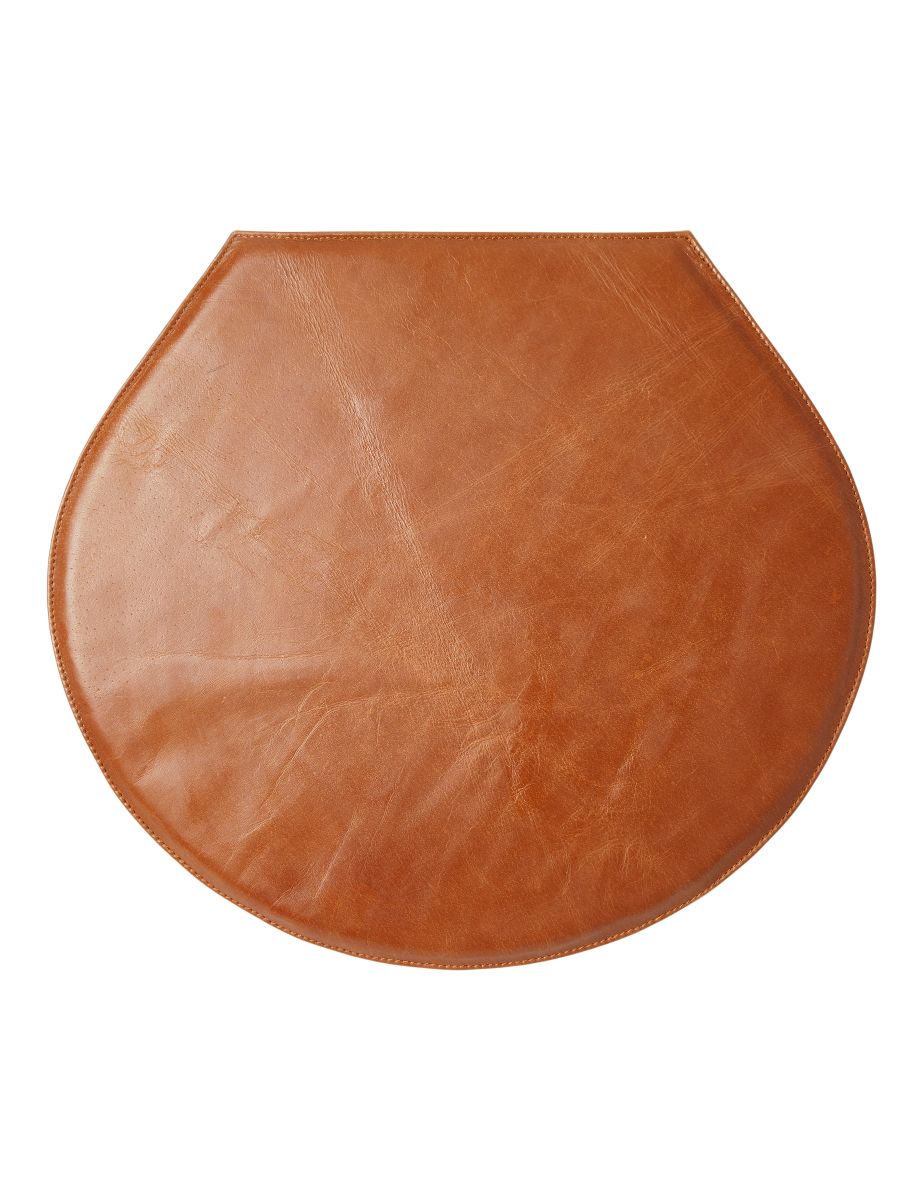 Da'core Sædehynde i bøffellæder model 7 44x39 cm. cognac