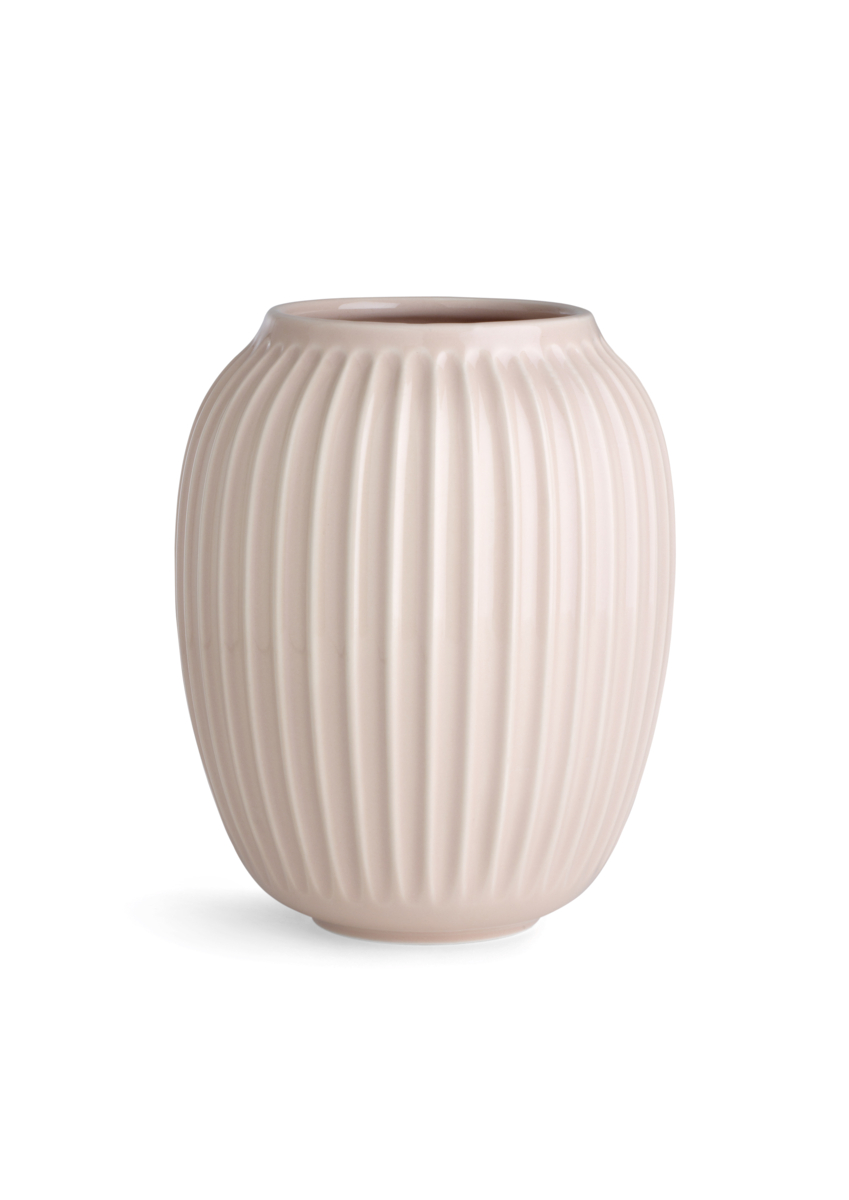 Hammershøi Vase H 21 cm. rosa