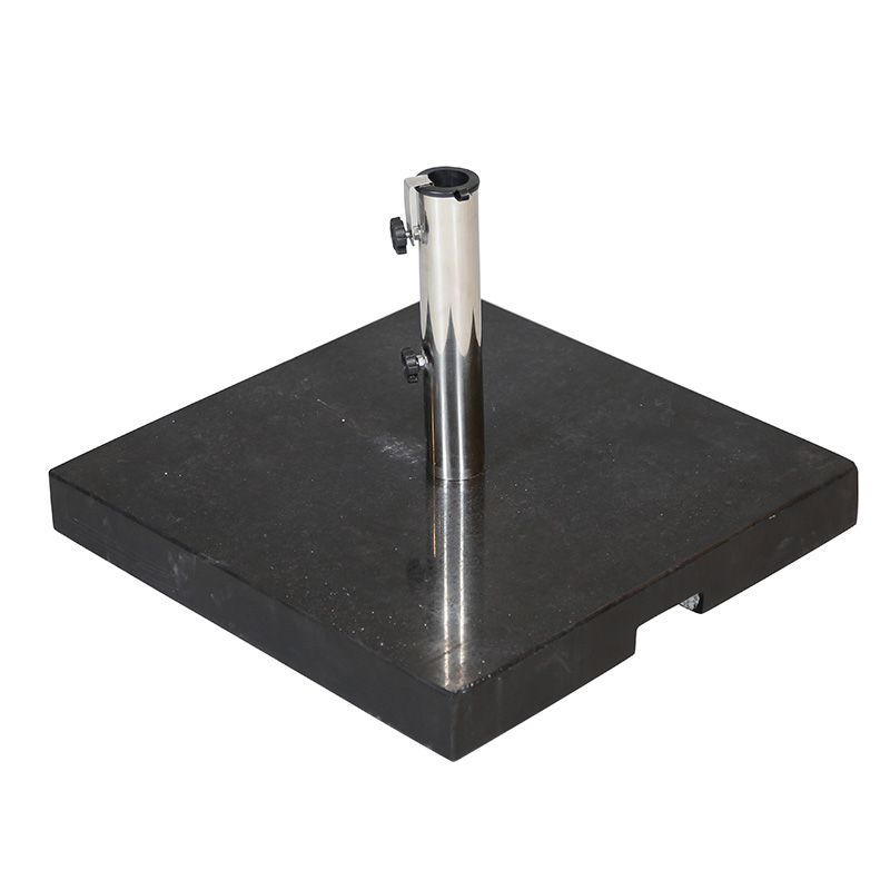 Parasolfod 40 kg granit - sort