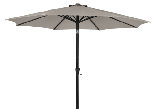 Sevilla Parasol aluminium Ø 3 m. lys grå