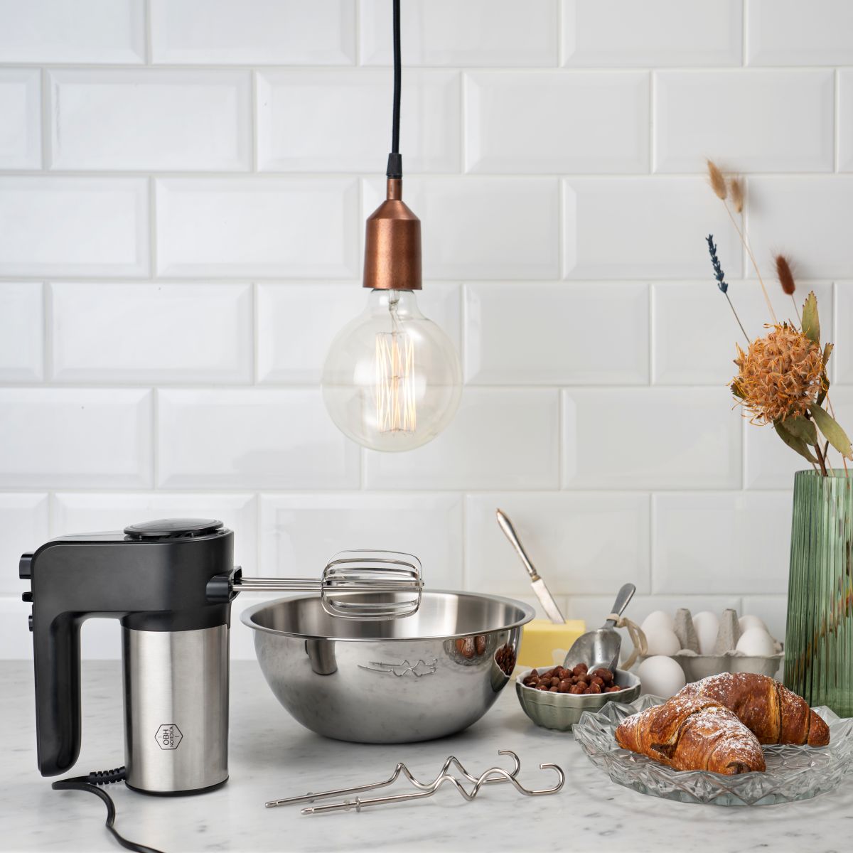 OBH Nordica Håndmixer Urban Mix 300 watt stål