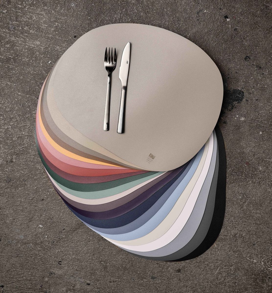 Raw Silikone Dækkeserviet mellow clay