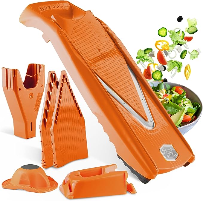 Börner mandolinjern V5 inkl. holder orange