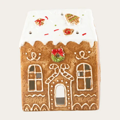 Lyshus Keramik H11,8xB6xD15 cm brun