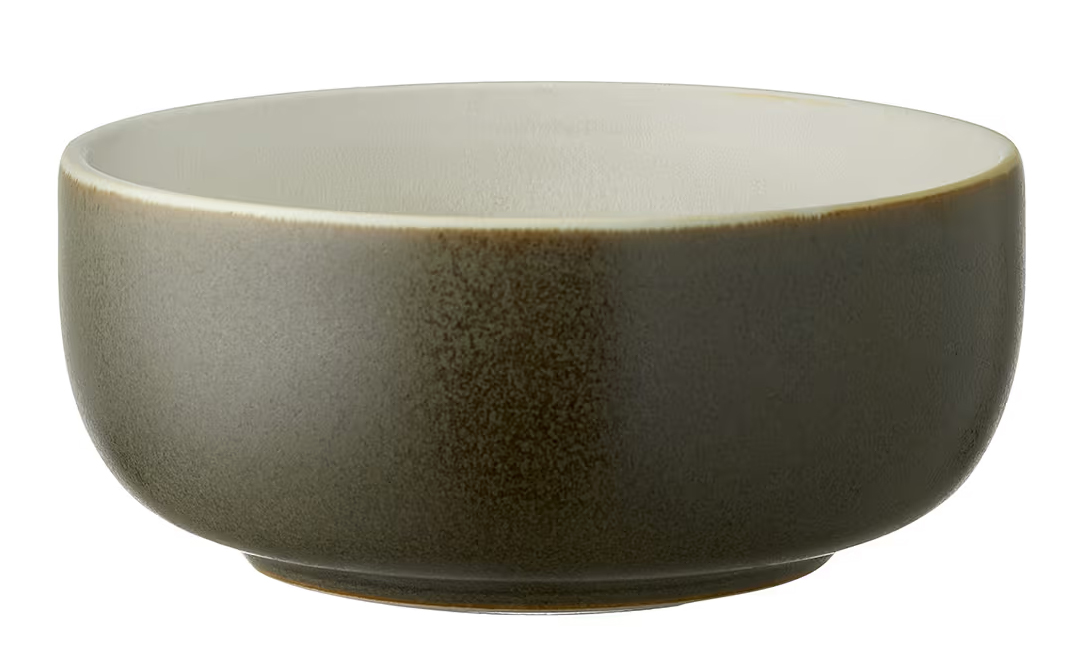 Studio Round North Skål Ø 11 cm. mosgrøn/hvid