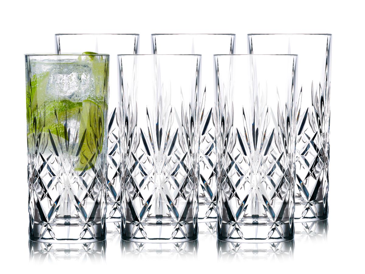 Lyngby Melodia Highball glas 6 stk.