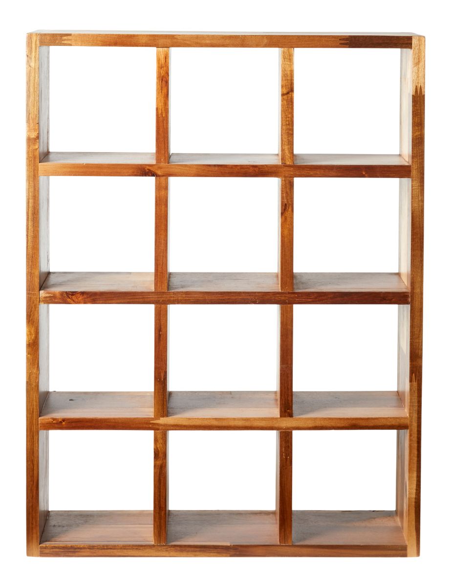 Da'core Reol til krus 12 rum 45x13x29,5 cm. akacie træ