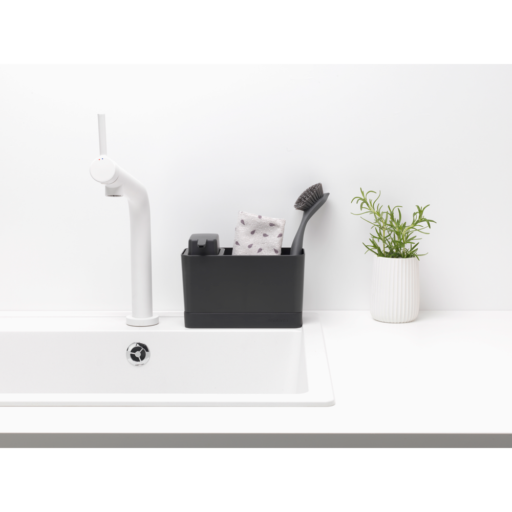 Vask Og Sæbedispenser Dark Grey