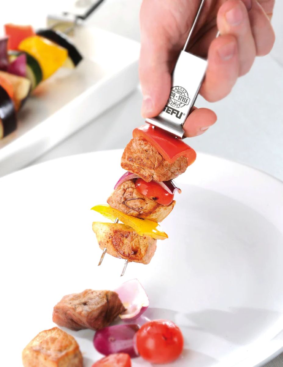 Gefu Twinco Barbeque spyd med slider 2 stk. 
