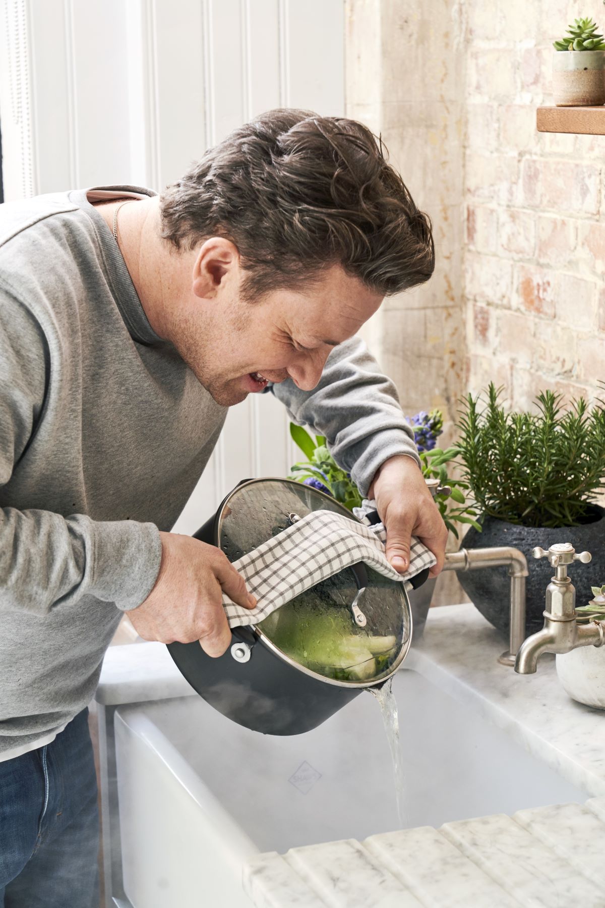 Jamie Oliver Quick & Easy gryde 3,0 ltr. med låg