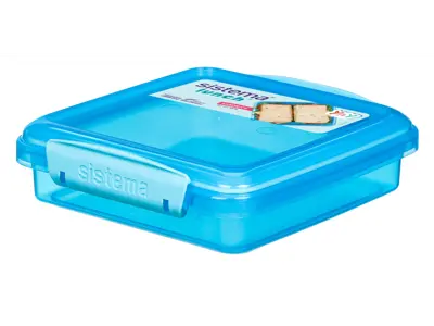 Sistema Sandwich Box Madkasse 450ml assorteret