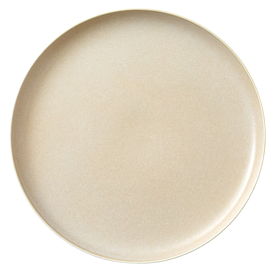 Studio Round North Middagstallerken Ø 27 cm. matte white/matte sand