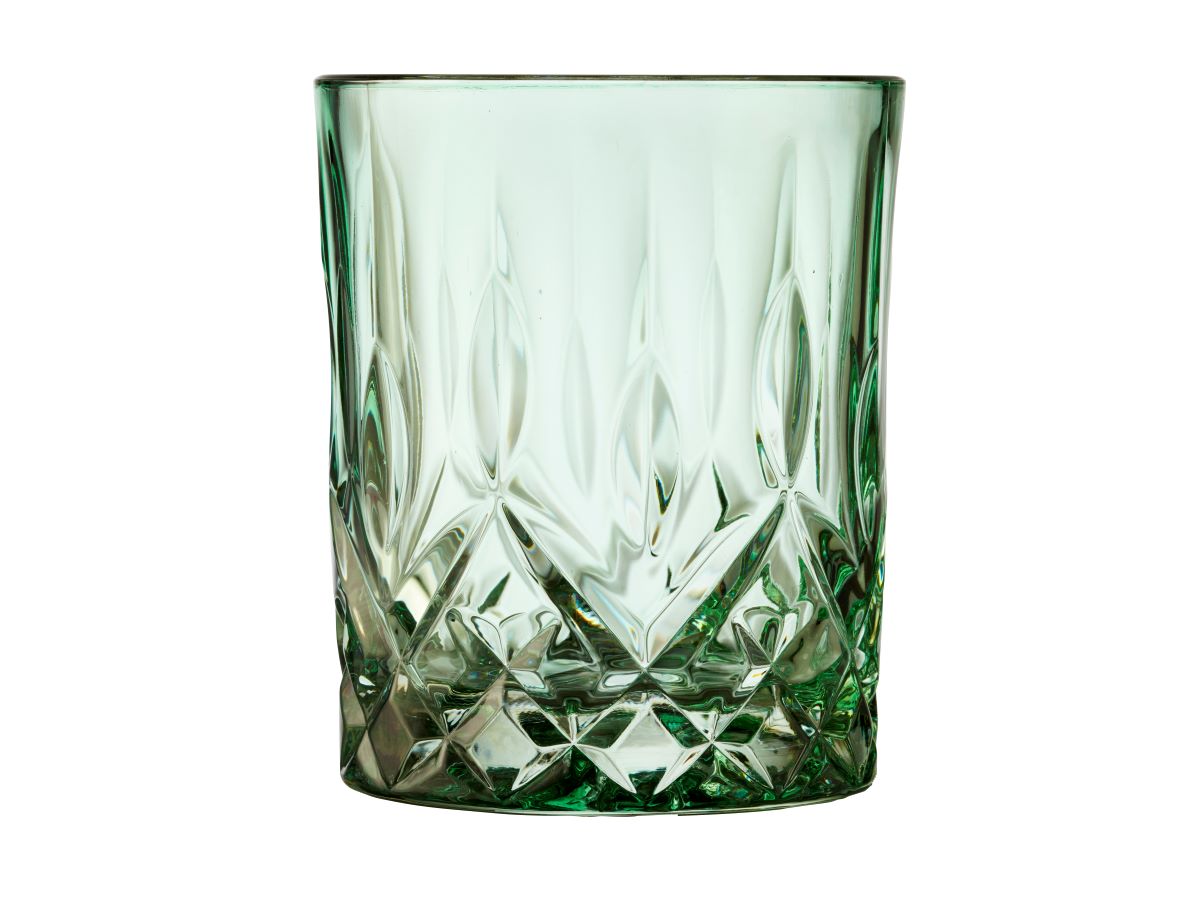 Whiskyglas Sorrento 32 cl 4 stk. Grøn