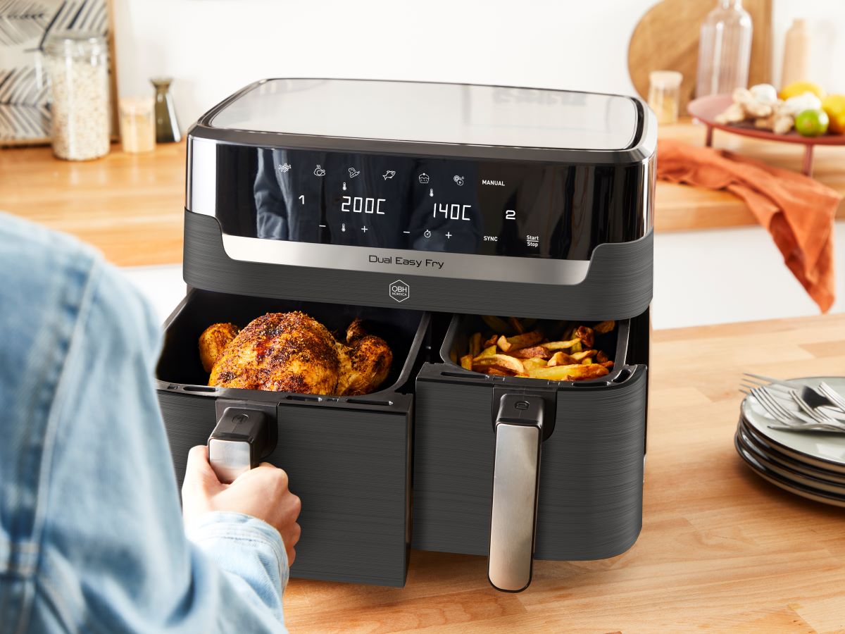 Dual Easy Fry & Grill airfryer 8,3 ltr. - sort