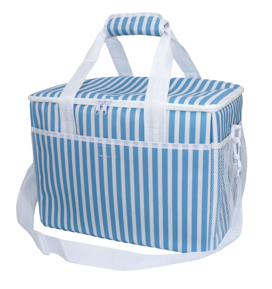 Conzept Køletaske 40x26x29 cm. 30 L lys blå strib