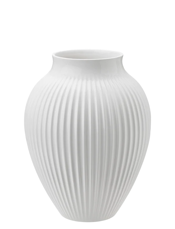 Knabstrup Vase Hvid 20cm