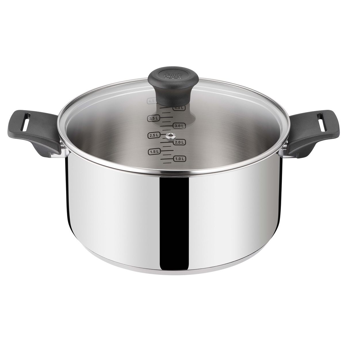 Jamie Oliver Everyday Kitchen SS Gryde 5,4 L 24 cm med glaslåg  
