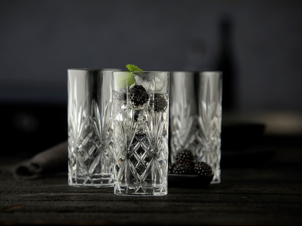 Lyngby Melodia Highball glas 6 stk.