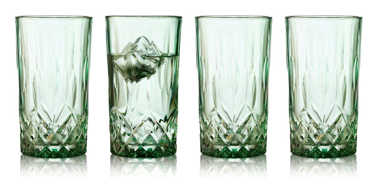 Highball Sorrento 38 cl 4 stk. Grøn