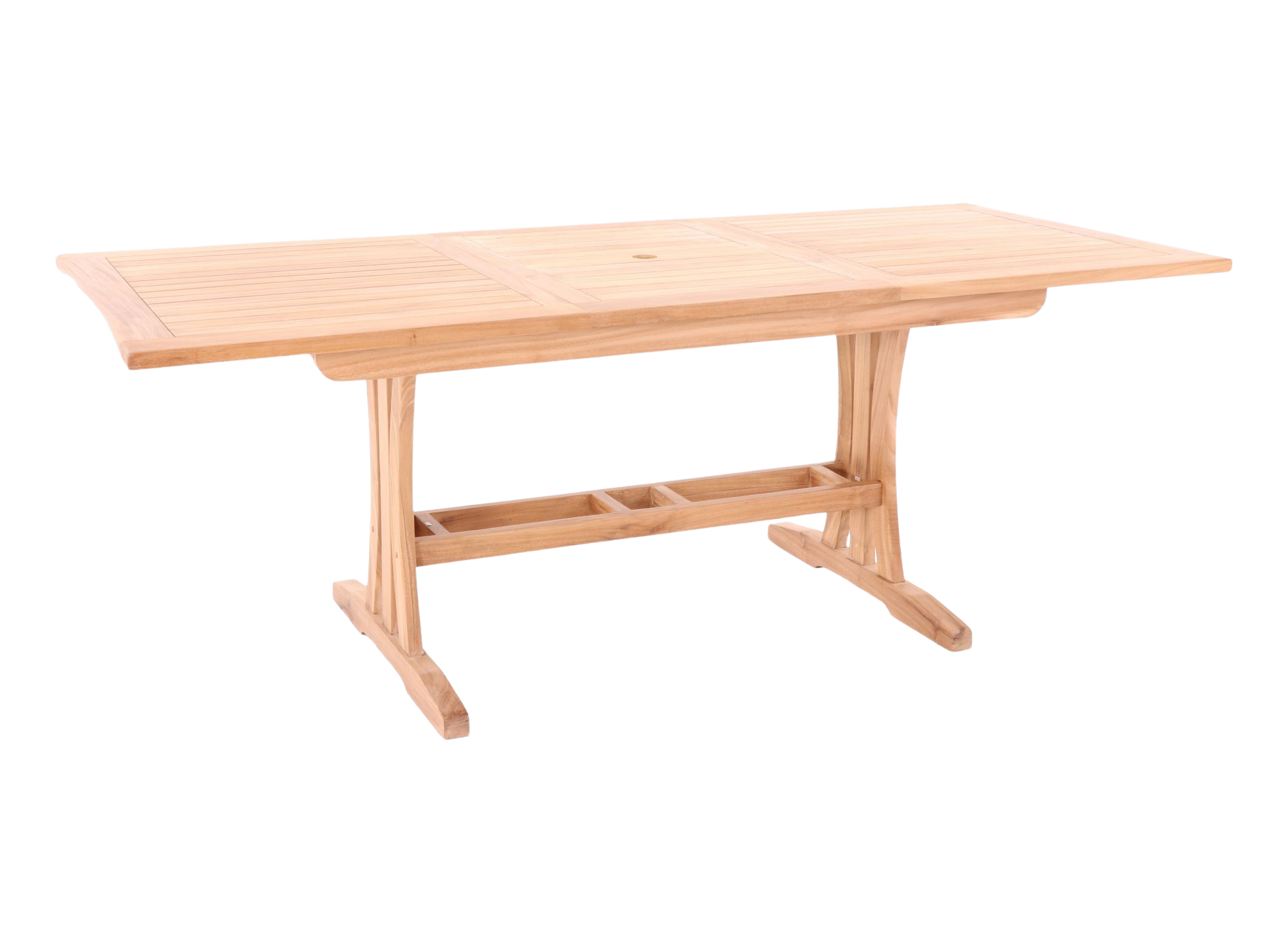 Sunny havebord med udtræk 150/210x90 i kerneteak