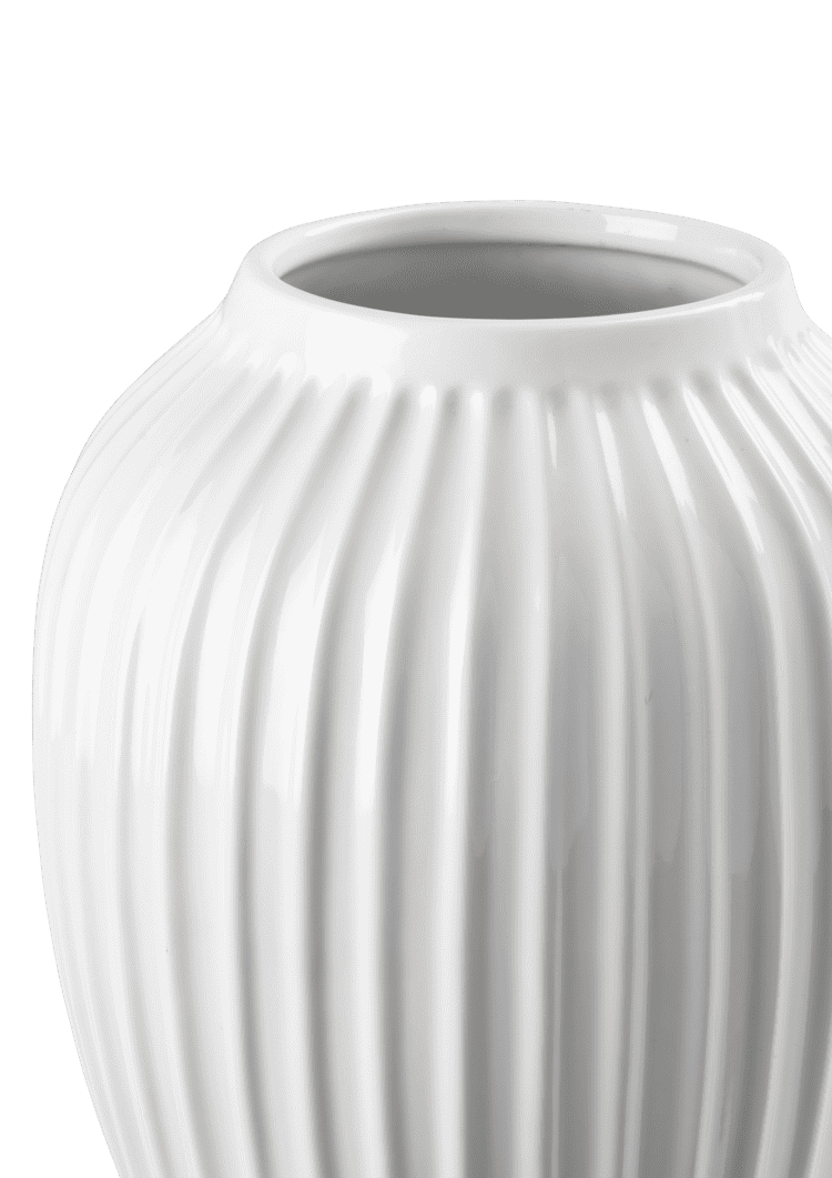 Hammershøi Vase H25 hvid (15385)