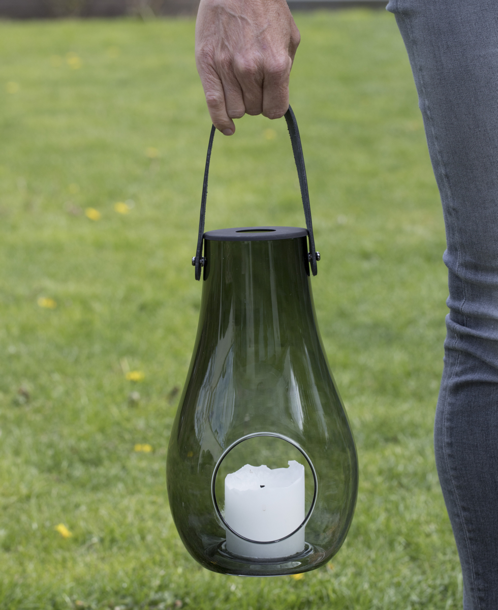 DWL Lanterne H29 cm smoke