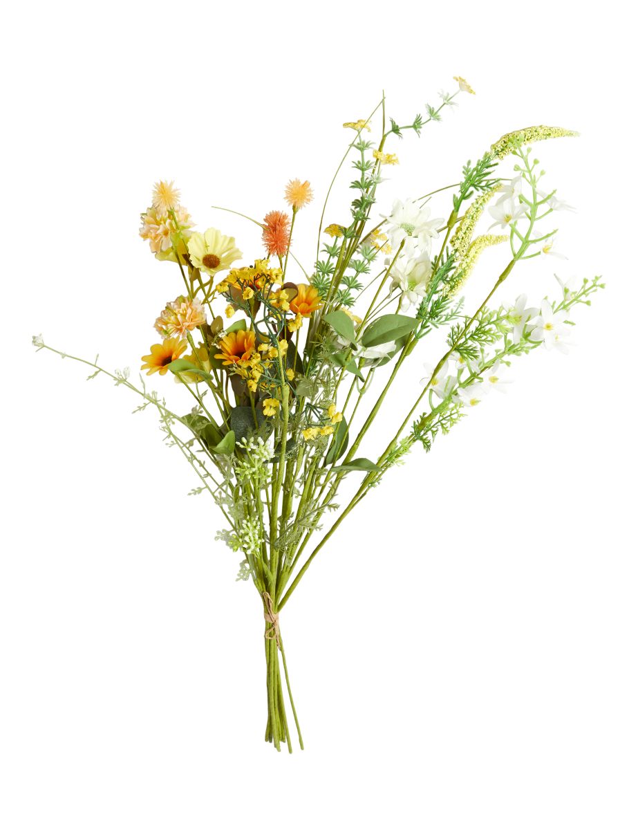 Buket Vild Flora hvid/gul