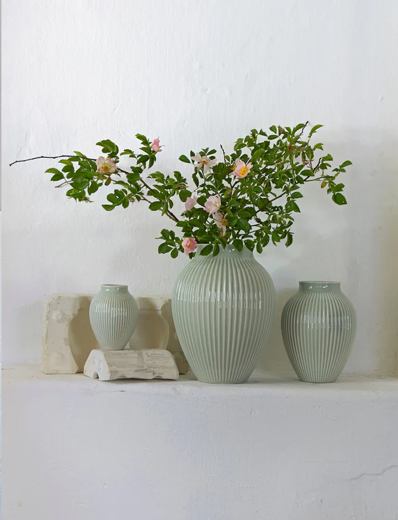 Knabstrup Vase Mintgrøn 27 cm