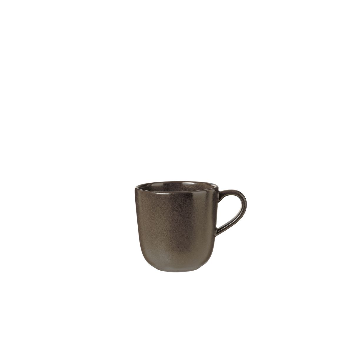 Raw kaffekop 20 cl. - metallic brown stentøj