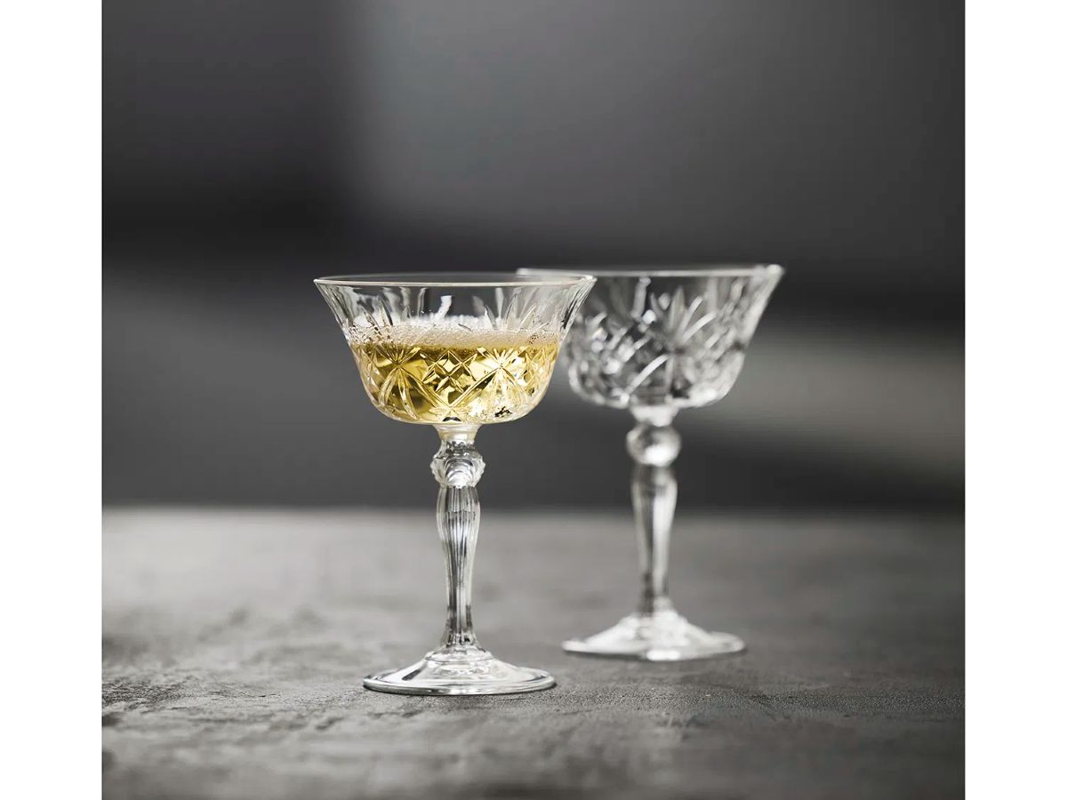 Champagneskål 4 stk. Lyngby Melodia