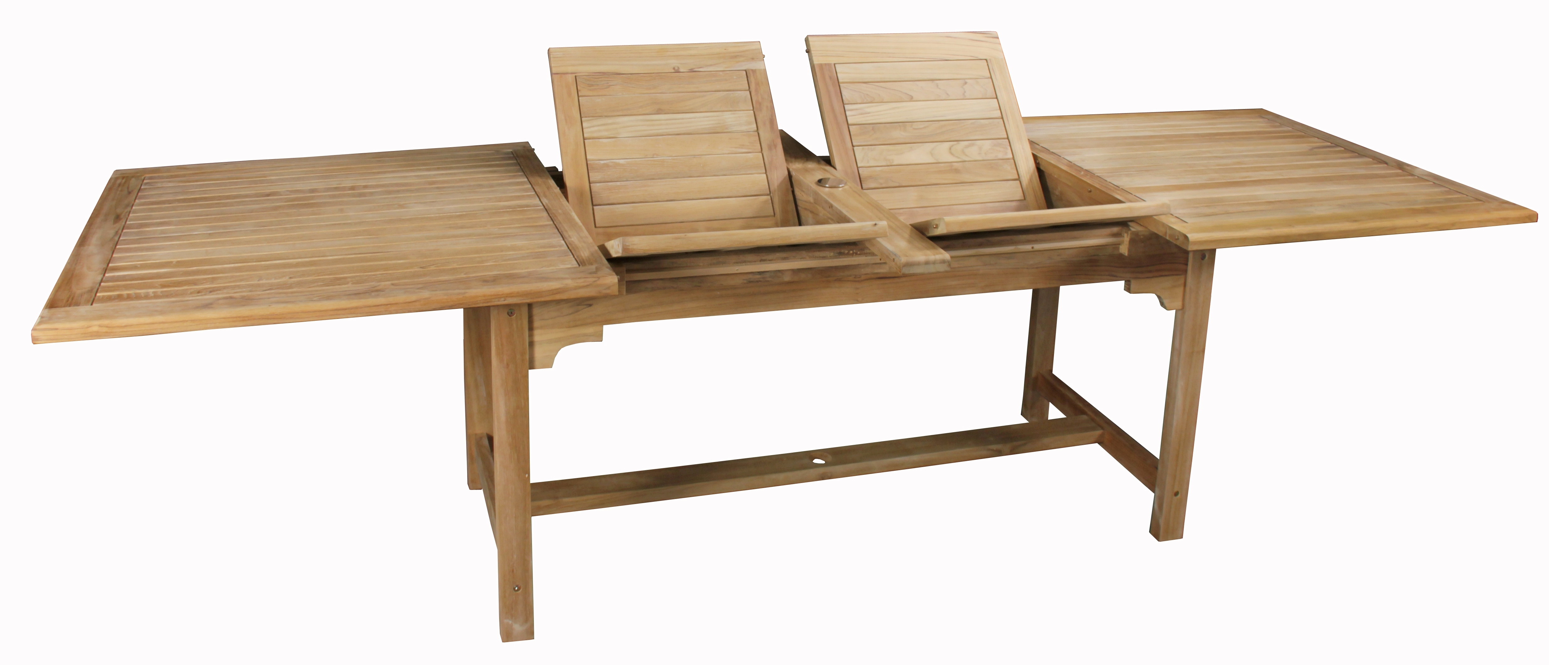 Victoria havebord 200-300X100 i kerneteak