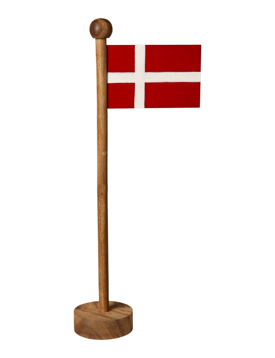Da'core Bordflag træ H 40,5 cm.