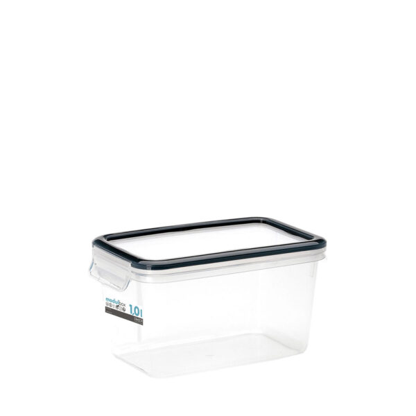 Modul-box m/gummi i låg 1,0 L