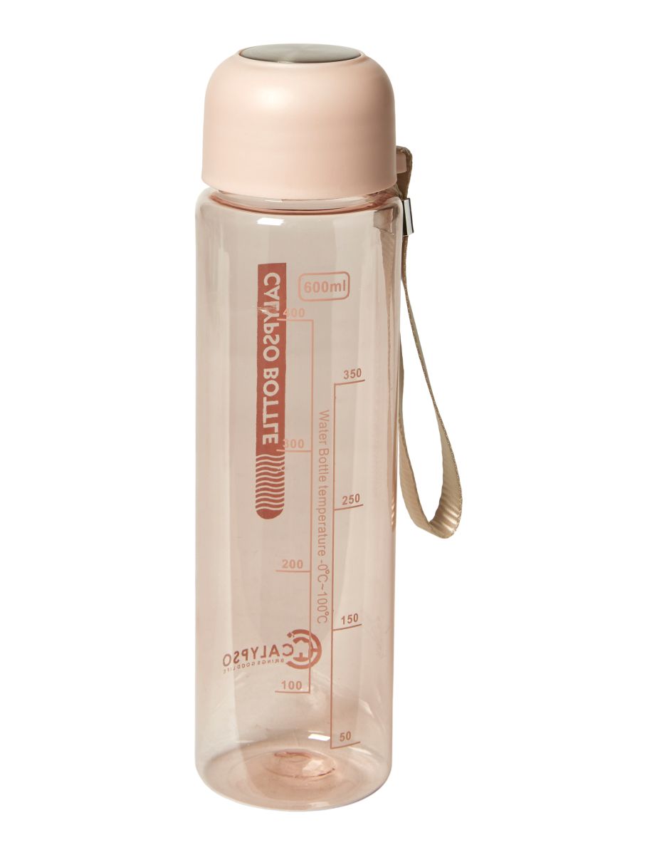 Da'core drikkeflaske 600 ml. klar/rosa