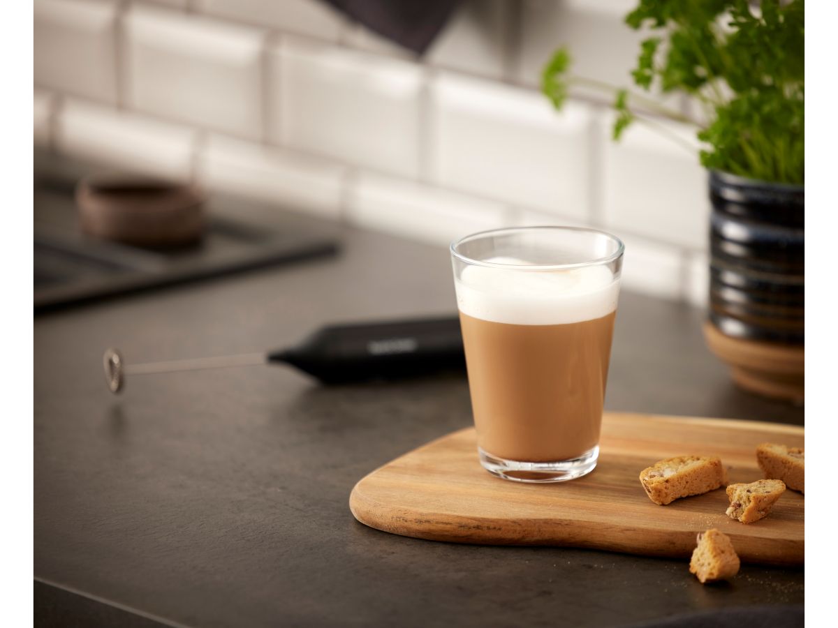 Nordic Sense Mælkeskummer genopladelig sort