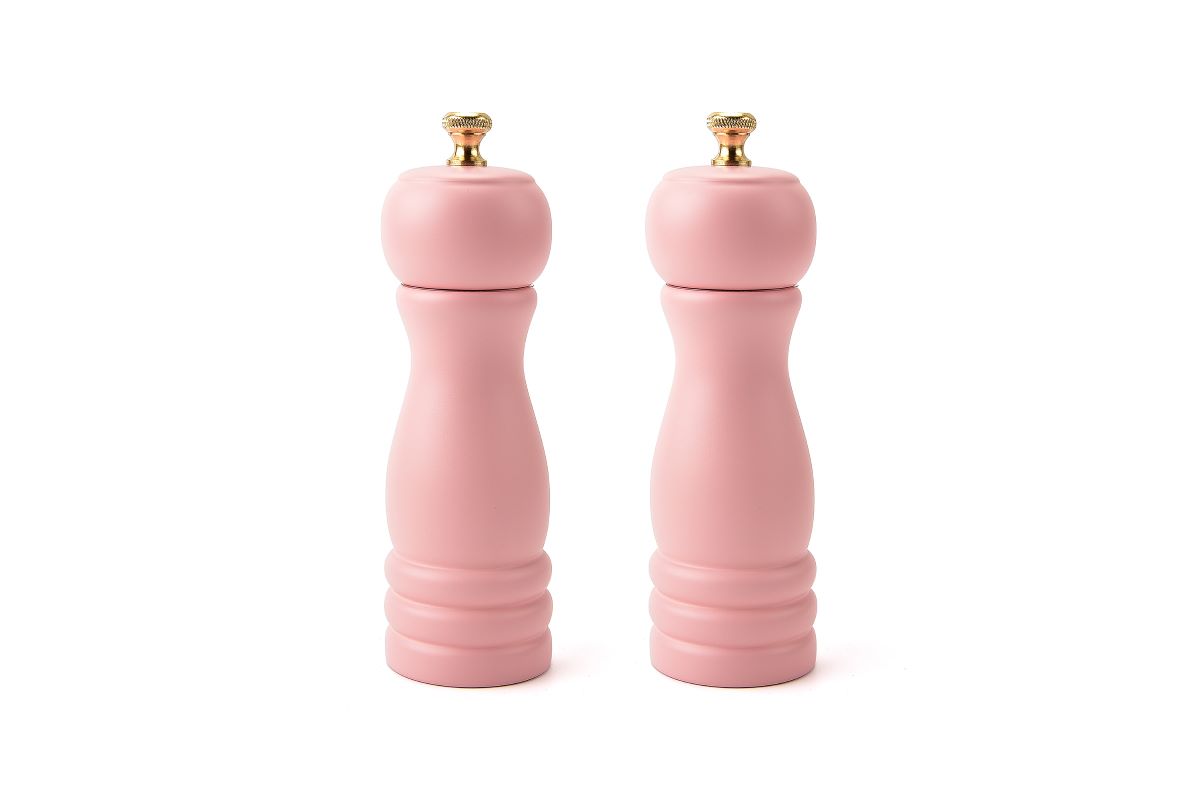 Salt/peber kværn sæt rosa