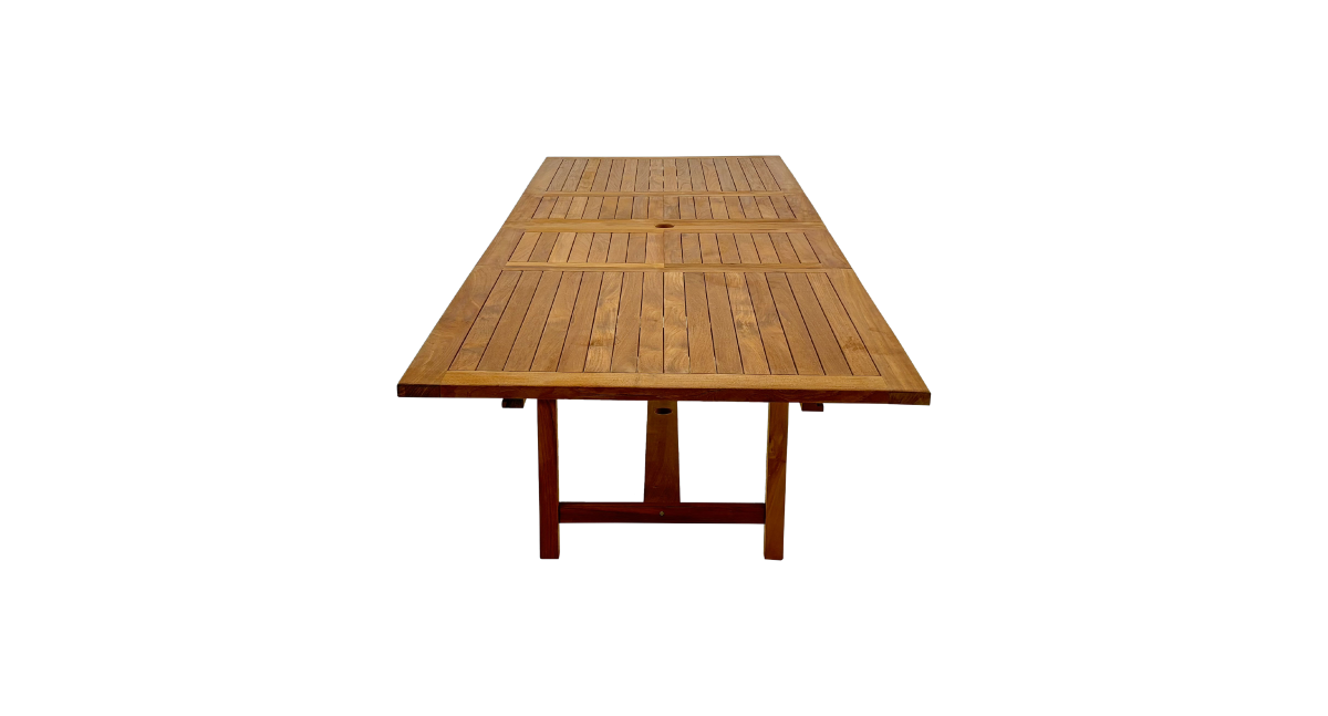 Victoria havebord 200-300X100 i kerneteak