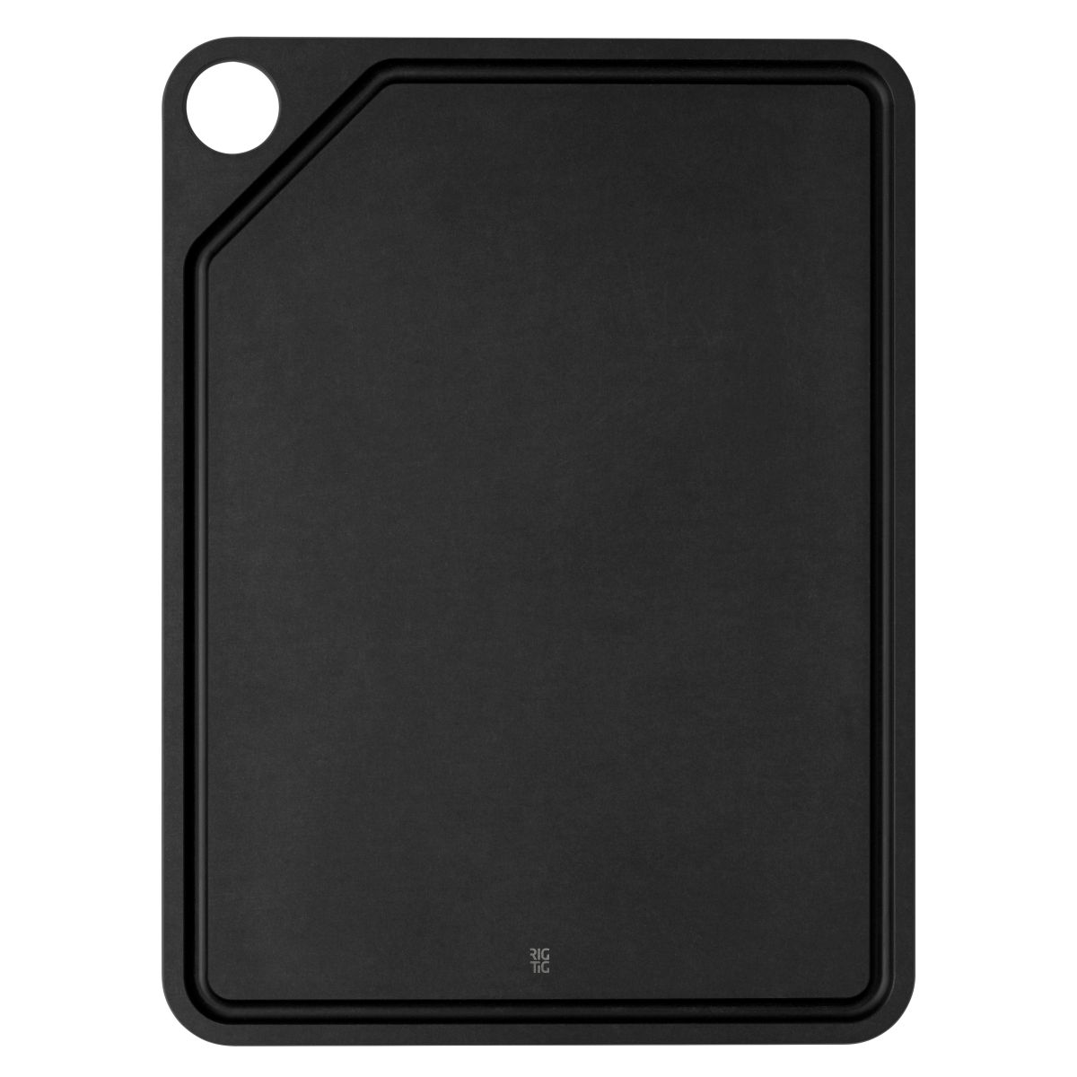 Rigtig By Stelton Cut-It Skærebræt i sort fibertræ 39,8x29,8 cm.