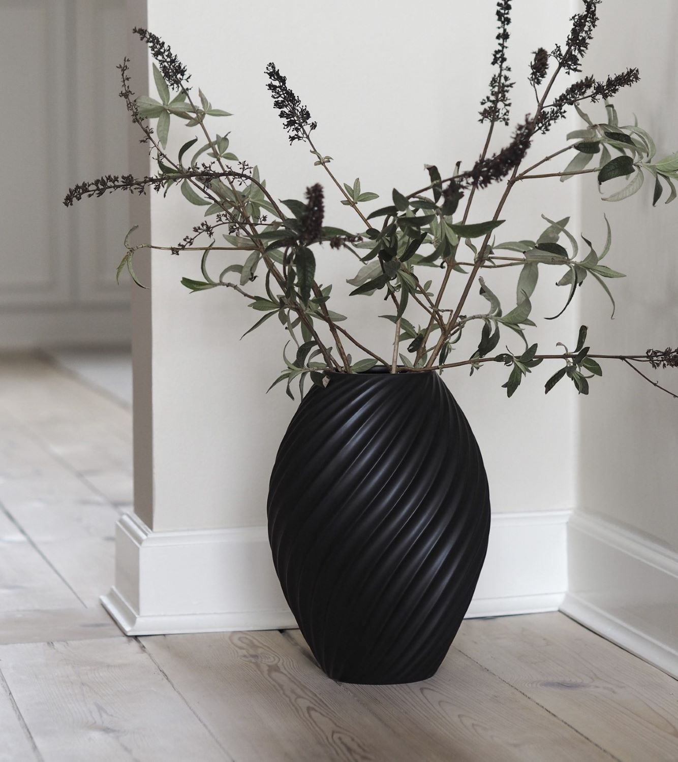 Vase River 26 cm Sort Morsø
