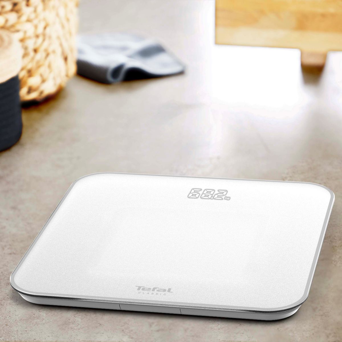 Tefal Classic Personvægt 31x31 cm. hvid